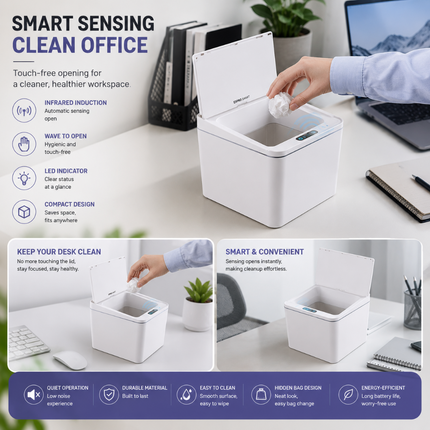 Smart Automatic Sensor Trash Bin