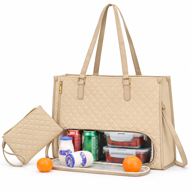All-in-One Tote Bag (Beige)