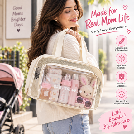 Multipurpose kids bag with Spacious Compartments & Waterproof Design(Off white)