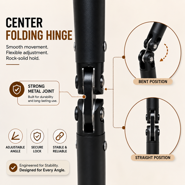 Foldable Mobile Tripod Stand, Adjustable Phone Holder