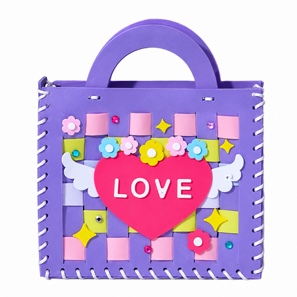 DIY Handbag Craft Kit for Kids(Blue)