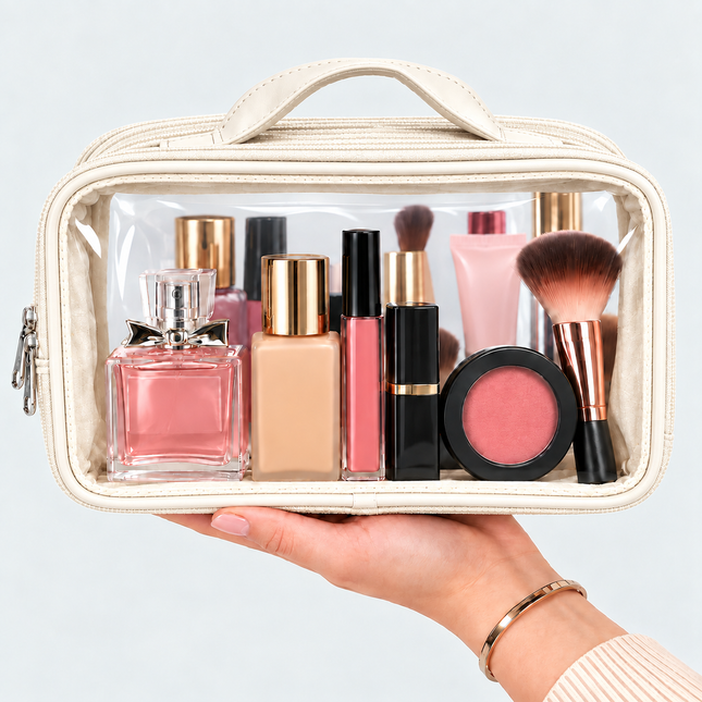 Multipurpose Cosmetic Pouch (White)