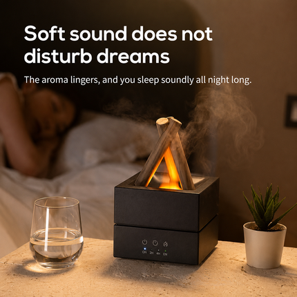Bonfire Aromatherapy Humidifier with Flame Effect