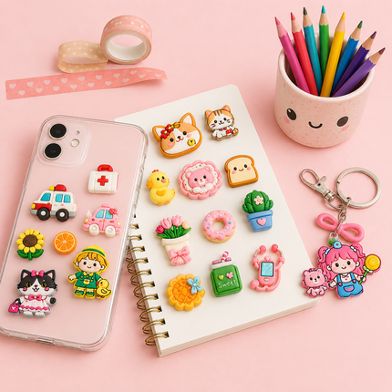 Decorative DIY Charm Set