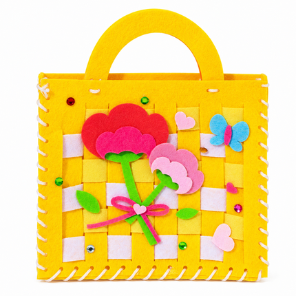 DIY Handbag Craft Kit for Kids(Yellow)