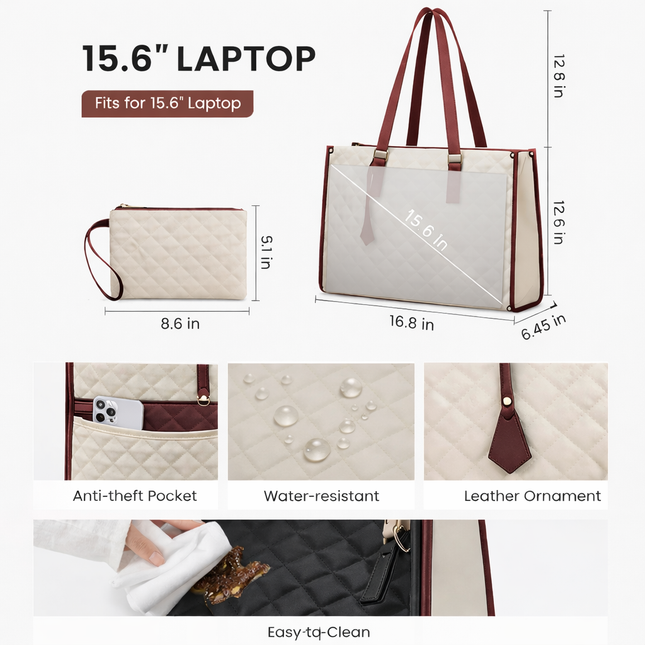 All-in-One Tote Bag (White)