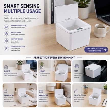 Smart Automatic Sensor Trash Bin