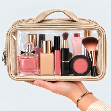 Multipurpose Cosmetic Pouch (Beige)