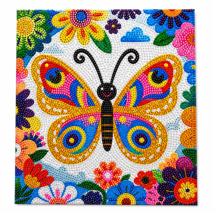 Diamond Painting Kit for Kids & Adults DIY Wall Decor(Butterfly)