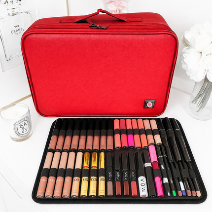 VANITY BAG LARGE RED