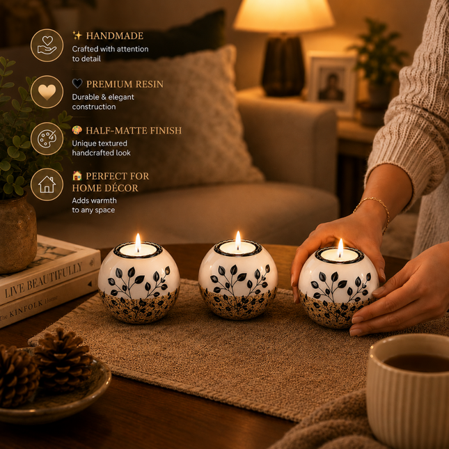 Elegant Handmade Candle Holder Set(Model A)