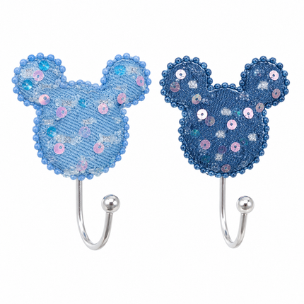 Cute Decorative Wall Hooks Pack of 2 (Teddy)