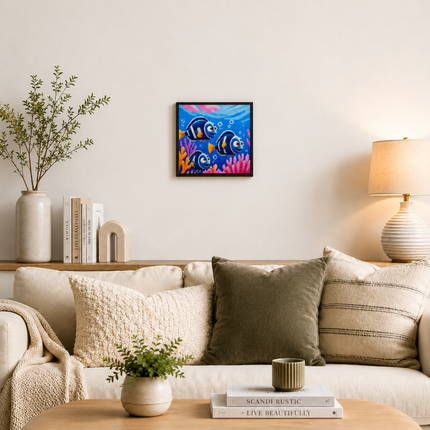 Diamond Painting Kit for Kids & Adults DIY Wall Decor(Fish)