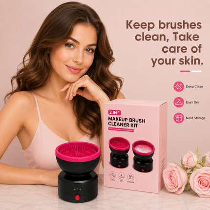 Automatic Makeup Brush Cleaner Machine USB Powered
