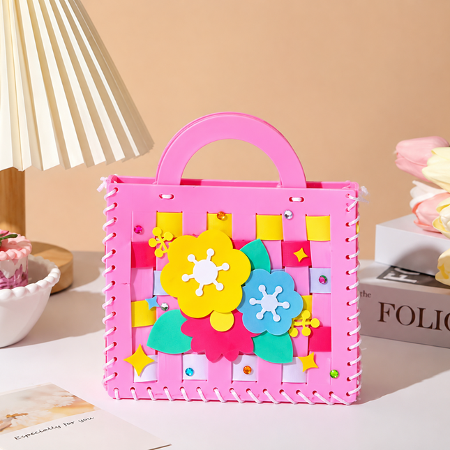 DIY Handbag Craft Kit for Kids(Pink)