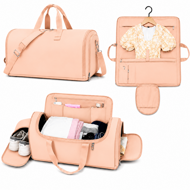 Premium Travel Duffel Bag(Peach)