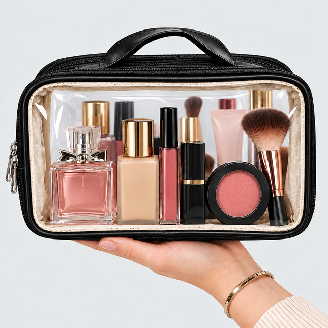 Multipurpose Cosmetic Pouch(Black)