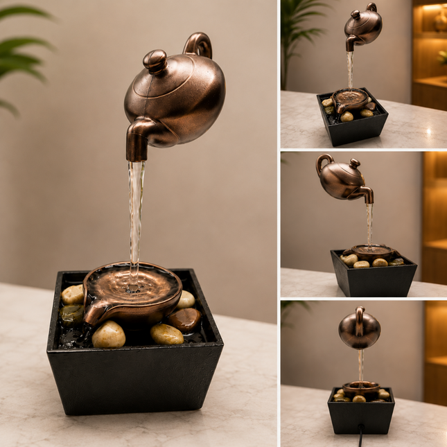 Premium Tabletop Water Fountain for Home Decoration(Model D)
