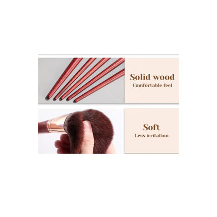 Premium Natural hair Makeup Brushes