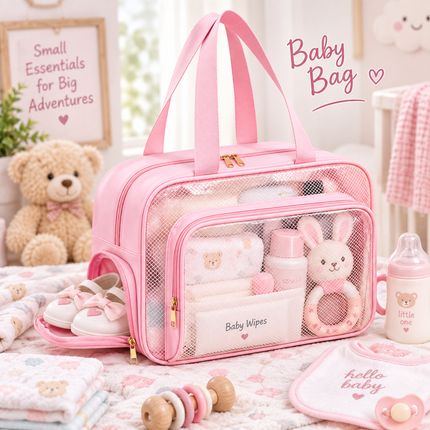 Multipurpose kids bag with Spacious Compartments & Waterproof Design(Pink)
