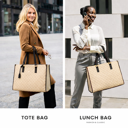 All-in-One Tote Bag (Beige)
