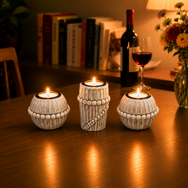 Elegant Handmade Candle Holder Set(Model B)