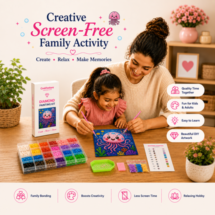 Diamond Painting Kit for Kids & Adults DIY Wall Decor(Octopus)