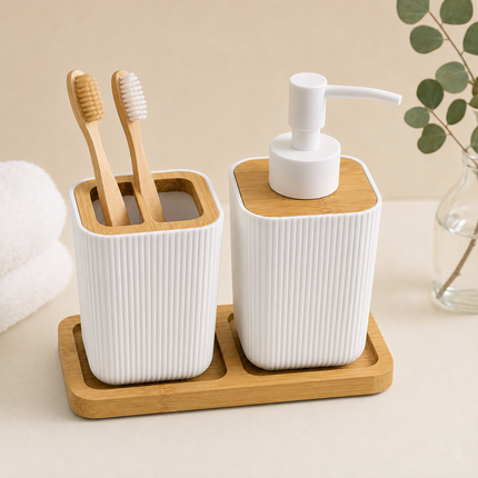 Bathroom Countertop Accessories Set