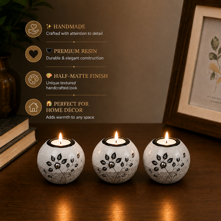 Elegant Handmade Candle Holder Set(Model D)
