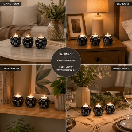 Elegant Handmade Candle Holder Set(Model C)