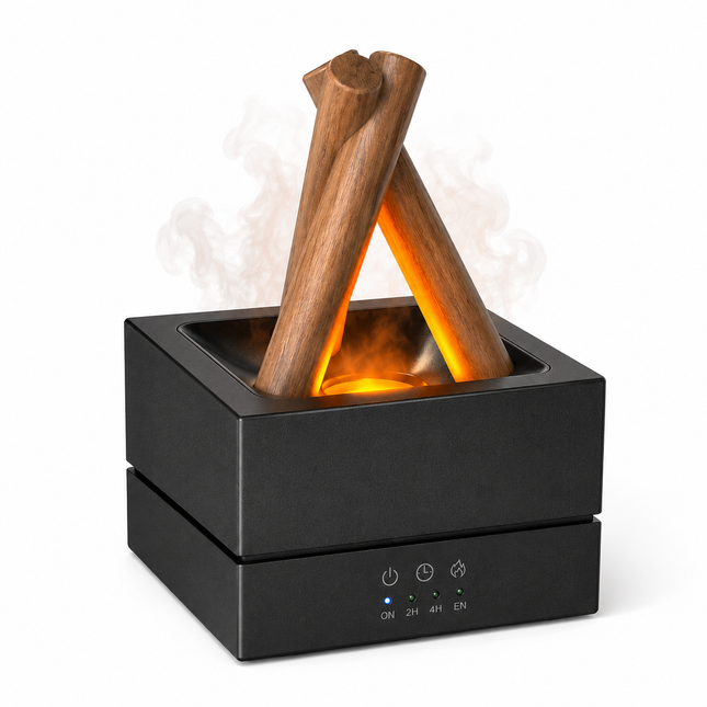 Bonfire Aromatherapy Humidifier with Flame Effect