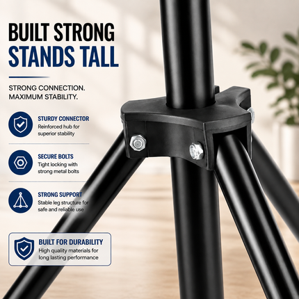 Adjustable Tripod Stand for Mobile Phone & Ring Light