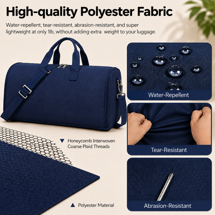 Premium Travel Duffel Bag (Navy blue)