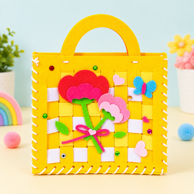 DIY Handbag Craft Kit for Kids(Yellow)