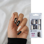 Coslifestore 24 Reusable Artificial Fake Nail Set Glossy Nails-holographic- chrome nails | Lightweig