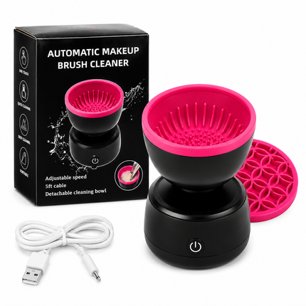 Automatic Makeup Brush Cleaner Machine USB Powered
