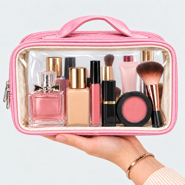 Multipurpose Cosmetic Pouch(Pink)
