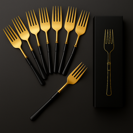 Eco-Friendly Biodegradable Acrylic Gold Cutlery (Gold-spoon)