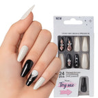 BLACK & WHITE WITH STONES-(P1)