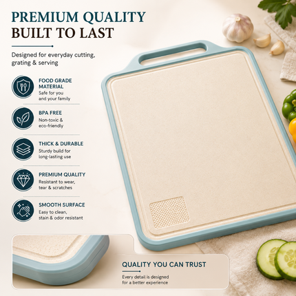 Premium Stainless Steel Cutting Board