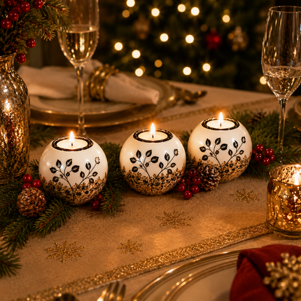 Elegant Handmade Candle Holder Set(Model A)