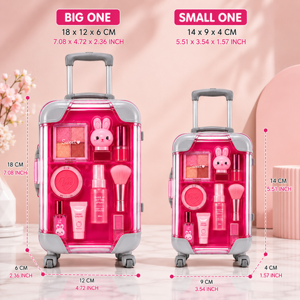 Rolling Suitcase Storage Organizer Pack of 2 – Large & Small