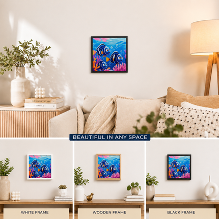 Diamond Painting Kit for Kids & Adults DIY Wall Decor(Fish)