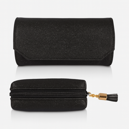 Travel Jewellery Organizer Roll (Black)