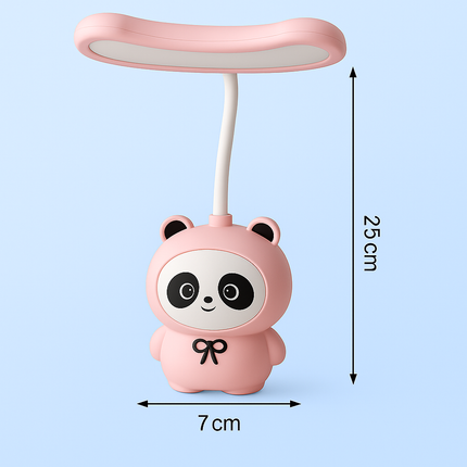 Cute Panda LED Desk Lamp (Light Pink)
