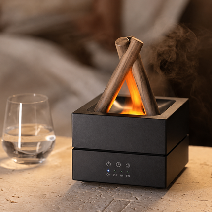 Bonfire Aromatherapy Humidifier with Flame Effect