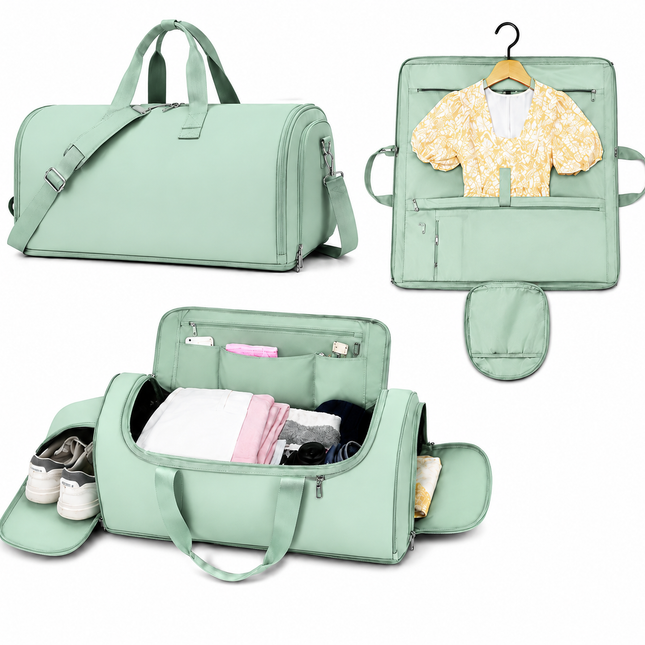 Premium Travel Duffel Bag(Mint green)