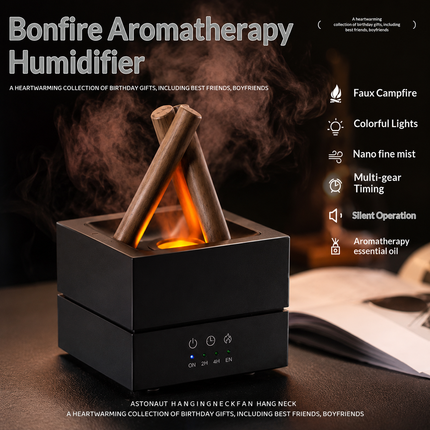 Bonfire Aromatherapy Humidifier with Flame Effect