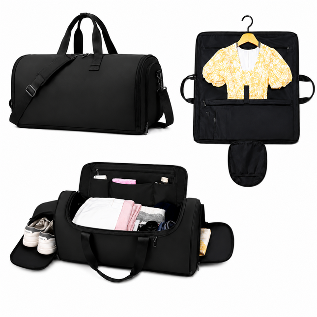 Premium Travel Duffel Bag (Black)