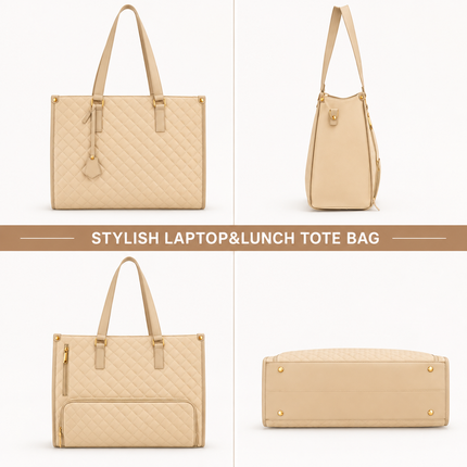 All-in-One Tote Bag (Beige)